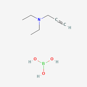 molecular formula C7H16BNO3 B12674803 Einecs 285-976-8 CAS No. 85169-33-1