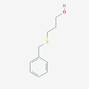 molecular formula C10H14OS B1267481 3-(Benzylsulfanyl)propan-1-ol CAS No. 26902-03-4