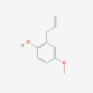 molecular formula C10H12O2 B1267482 2-Allyl-4-methoxyphenol CAS No. 584-82-7