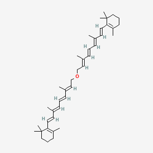 molecular formula C40H58O B12674829 Diretinyl ether CAS No. 442662-30-8
