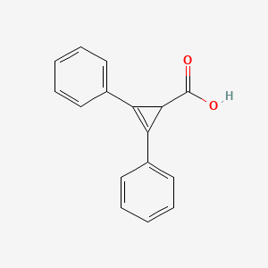 2,3-Diphenylcycloprop-2-ene-1-carboxylic acid