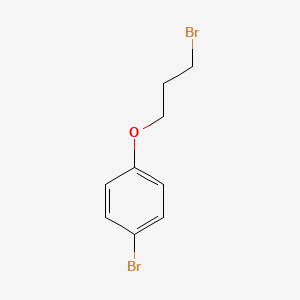 molecular formula C9H10Br2O B1267496 1-Bromo-4-(3-bromopropoxy)benzene CAS No. 7497-87-2