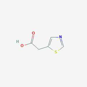 molecular formula C5H5NO2S B1267497 2-(Thiazol-5-yl)acetic acid CAS No. 52454-63-4