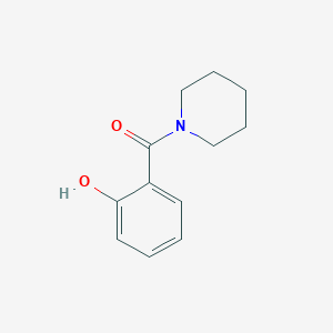 molecular formula C12H15NO2 B1267500 (2-Hydroxy-phenyl)-piperidin-1-yl-methanone CAS No. 2890-83-7
