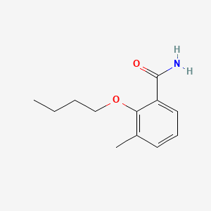 molecular formula C12H17NO2 B12675032 m-Toluamide, 2-butoxy- CAS No. 92958-85-5