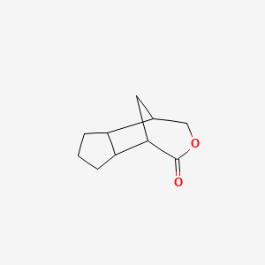molecular formula C10H14O2 B12675053 Octahydro-1,5-methano-2H-cyclopent[d]oxepin-2-one CAS No. 85391-21-5