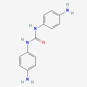 molecular formula C13H14N4O B1267512 1,3-Bis(4-Aminophenyl)urea CAS No. 4550-72-5