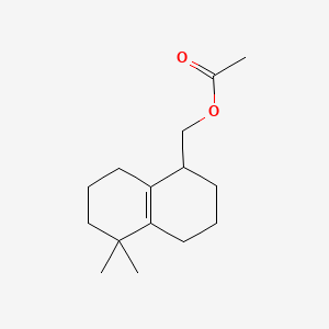 molecular formula C15H24O2 B12675131 Octahydro-5,5-dimethylnaphthalene-1-methyl acetate CAS No. 93919-51-8