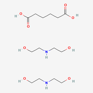 molecular formula C14H32N2O8 B12675143 Einecs 285-118-2 CAS No. 85029-95-4