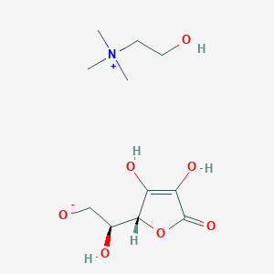 molecular formula C11H21NO7 B12675155 Choline ascorbate CAS No. 576-01-2