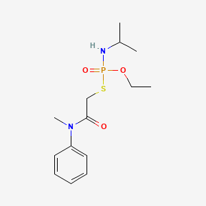 molecular formula C14H23N2O3PS B12675191 Isamidofos CAS No. 66602-87-7