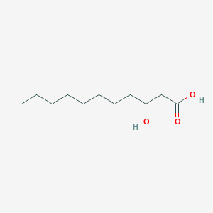 molecular formula C11H22O3 B126752 3-Hydroxyundecanoic acid CAS No. 40165-88-6