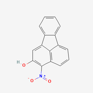 molecular formula C16H9NO3 B12675247 3-Nitrofluoranthen-2-ol CAS No. 54235-20-0