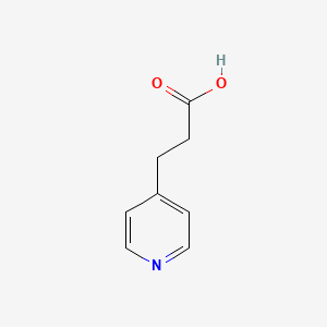 molecular formula C8H9NO2 B1267525 3-(Pyridin-4-yl)propanoic acid CAS No. 6318-43-0