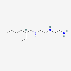 molecular formula C12H29N3 B12675287 N-(2-Aminoethyl)-N'-(2-ethylhexyl)ethylenediamine CAS No. 93962-95-9