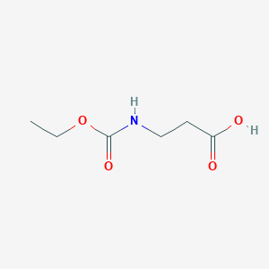 molecular formula C6H11NO4 B1267530 3-[(Ethoxycarbonyl)amino]propanoic acid CAS No. 4244-81-9