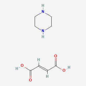 molecular formula C8H14N2O4 B12675308 Piperazine fumarate CAS No. 14396-14-6