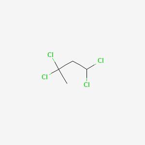 molecular formula C4H6Cl4 B12675340 1,1,3,3-Tetrachlorobutane CAS No. 39185-82-5