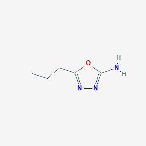 molecular formula C5H9N3O B1267542 5-Propyl-1,3,4-oxadiazol-2-amine CAS No. 69741-89-5
