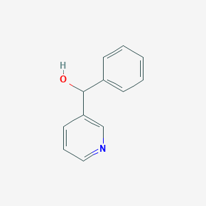 molecular formula C12H11NO B1267549 Phenyl(pyridin-3-yl)methanol CAS No. 6270-47-9