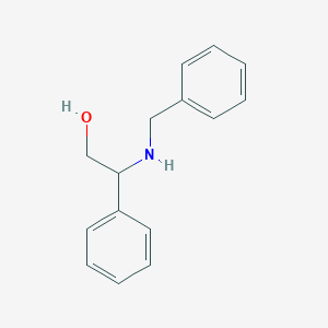 molecular formula C15H17NO B1267550 2-(Benzylamino)-2-phenylethanol CAS No. 6273-59-2