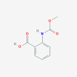 molecular formula C9H9NO4 B1267552 2-[(Methoxycarbonyl)amino]benzoic acid CAS No. 6268-38-8