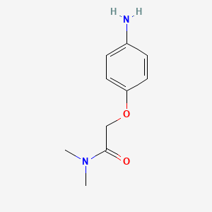 molecular formula C10H14N2O2 B1267556 2-(4-氨基苯氧基)-N,N-二甲基乙酰胺 CAS No. 6271-84-7