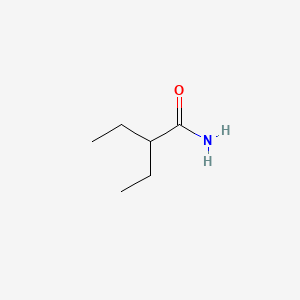 molecular formula C6H13NO B1267559 2-Ethylbutanamide CAS No. 1114-38-1