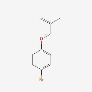 molecular formula C10H11BrO B1267562 1-溴-4-[(2-甲基丙-2-烯-1-基)氧基]苯 CAS No. 5820-27-9