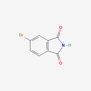 molecular formula C8H4BrNO2 B1267563 4-溴邻苯二甲酰亚胺 CAS No. 6941-75-9