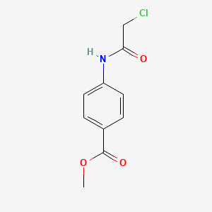 molecular formula C10H10ClNO3 B1267577 Methyl 4-[(chloroacetyl)amino]benzoate CAS No. 82525-64-2