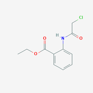 molecular formula C11H12ClNO3 B1267578 Ethyl 2-[(chloroacetyl)amino]benzoate CAS No. 6307-66-0