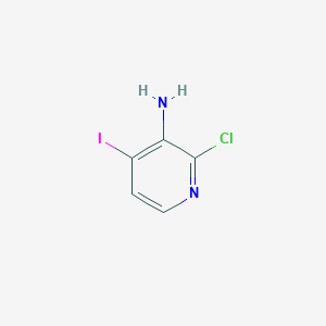 molecular formula C5H4ClIN2 B126758 2-氯-4-碘吡啶-3-胺 CAS No. 153034-93-6