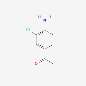molecular formula C8H8ClNO B1267580 1-(4-Amino-3-chlorophenyl)ethanone CAS No. 6953-83-9
