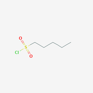 molecular formula C5H11ClO2S B1267586 1-Pentanesulfonyl chloride CAS No. 6303-18-0