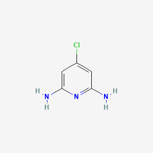 molecular formula C5H6ClN3 B1267590 4-Chloropyridine-2,6-diamine CAS No. 6309-00-8