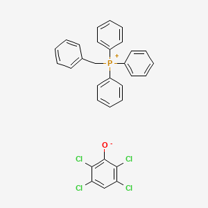 molecular formula C31H23Cl4OP B12675908 benzyl(triphenyl)phosphanium;2,3,5,6-tetrachlorophenolate CAS No. 93839-61-3
