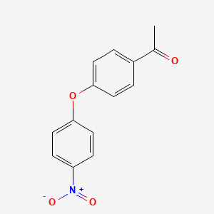 molecular formula C14H11NO4 B1267599 1-[4-(4-Nitrophenoxy)phenyl]ethanone CAS No. 75919-92-5