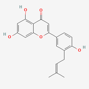 molecular formula C20H18O5 B12675996 Yinyanghuo D CAS No. 174286-25-0