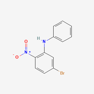 molecular formula C12H9BrN2O2 B1267602 5-Bromo-2-nitro-n-phenylaniline CAS No. 6311-47-3