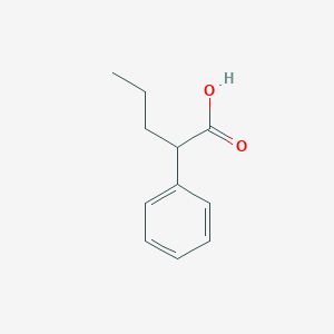 molecular formula C11H14O2 B1267604 2-Phenylpentanoic acid CAS No. 5558-45-2