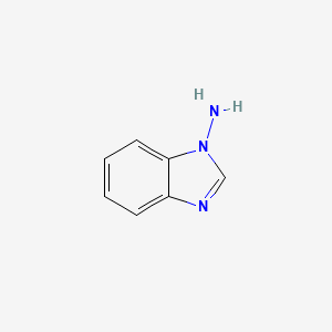 B1267610 1H-benzimidazol-1-amine CAS No. 6299-92-9