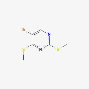 Pyrimidine, 5-bromo-2,4-bis(methylthio)-