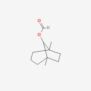 molecular formula C11H18O2 B12676242 Syn-1,5-dimethylbicyclo(3.2.1)oct-8-yl formate CAS No. 72903-06-1