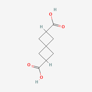 molecular formula C9H12O4 B1267625 Spiro[3.3]heptane-2,6-dicarboxylic acid CAS No. 3057-91-8