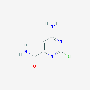 6-Amino-2-chloropyrimidine-4-carboxamide