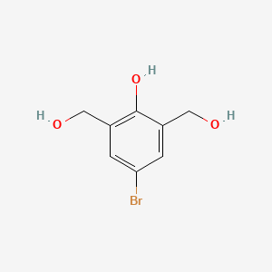molecular formula C8H9BrO3 B1267627 4-Bromo-2,6-bis-hydroxymethyl-phenol CAS No. 6296-63-5