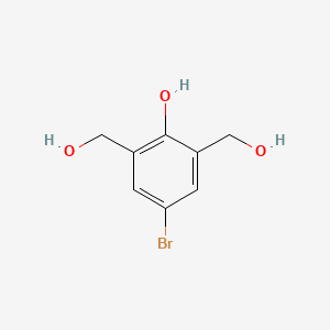 molecular formula C8H9BrO3 B1267627 4-Bromo-2,6-bis(hydroxymethyl)phenol CAS No. 6296-63-5