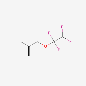molecular formula C6H8F4O B12676286 2-Methyl-3-(1,1,2,2-tetrafluoroethoxy)propene CAS No. 83168-73-4