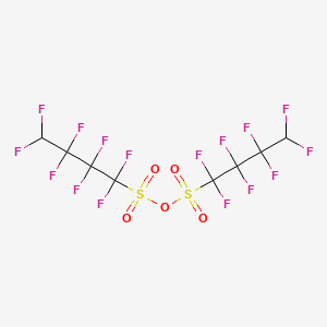 molecular formula C8H2F16O5S2 B12676289 1,1,2,2,3,3,4,4-Octafluorobutane-1-sulphonic anhydride CAS No. 93894-55-4